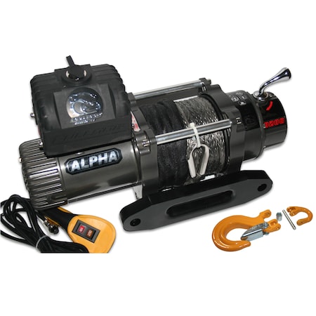 Bulldog Winch 8288 Comp Winch w/Synthetic Rope 10009